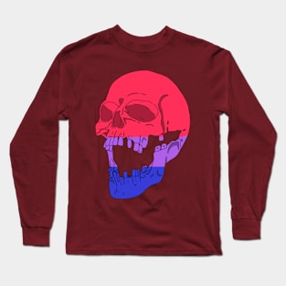 Human Skull - Bisexual Long Sleeve T-Shirt